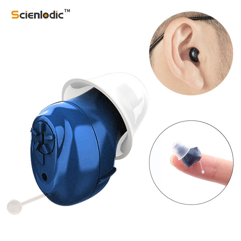 Invisible Hearing Aid Ear Hearing Device CIC Hearing Aid Mini Sound Amplifier H