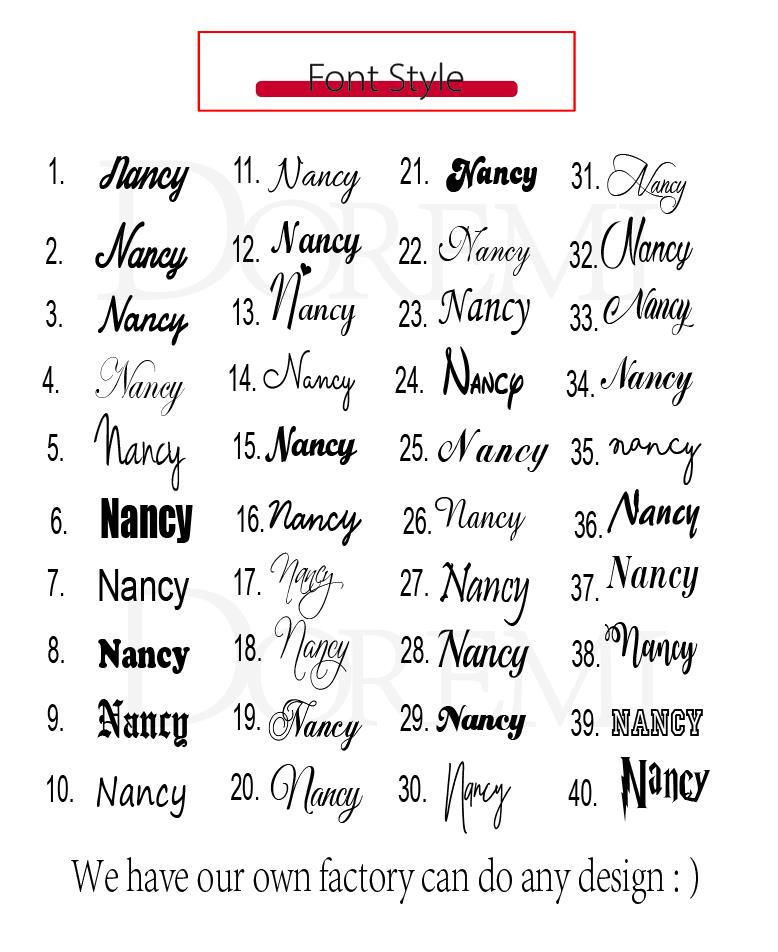Miniatiūra: DOREMI New Personalized Name Necklace Crown Customized Letter Nameplate