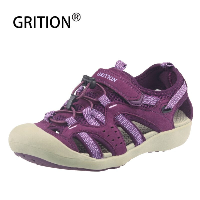 Thumbnail: GRITION Women Sandals Summer 2020 Beach Outdoor Closed Toe Fashion High