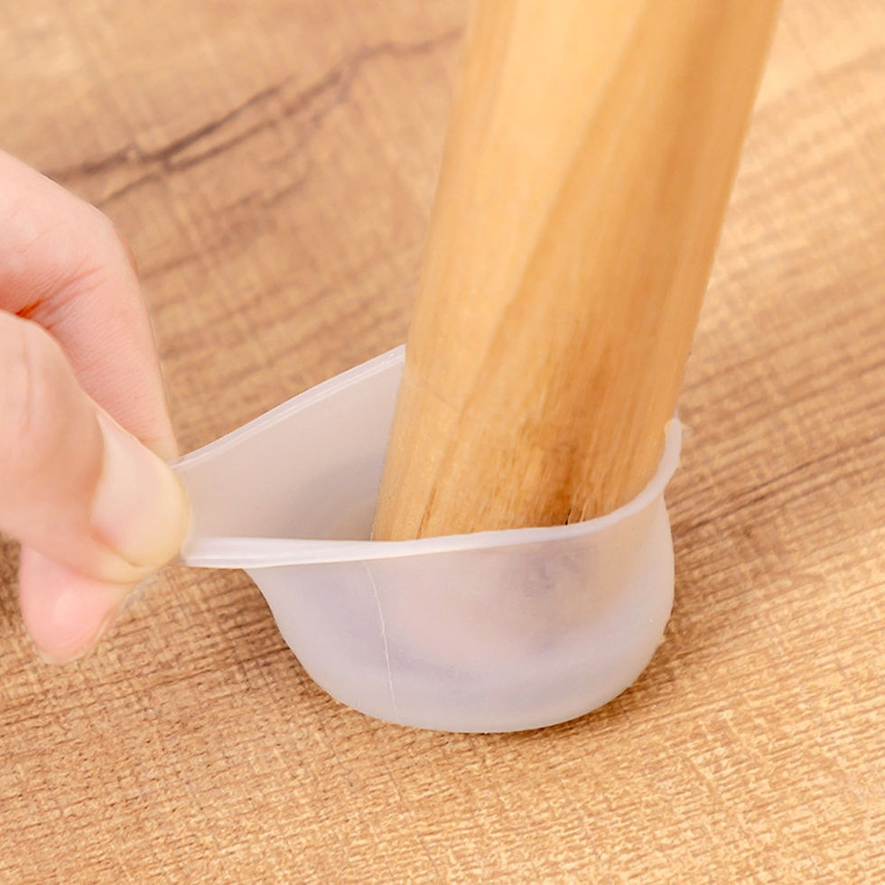 Miniatura: 4 Pcs Silicone Chair Leg Cover Non-slip Furniture Feet Caps Round Table Foot Pr