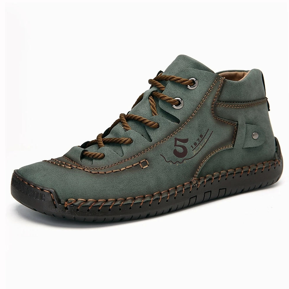 थंबनेल: Handmade Leather Casual Men Shoes Winter With Fur Shoes Men Loafers Comfort Wal