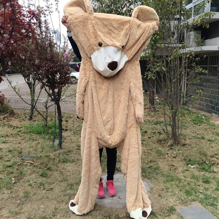 Thumbnail: 100-260cm Cheap unstuffed America Giant Teddy Bear Plush Toy Soft Teddy Bear Sk