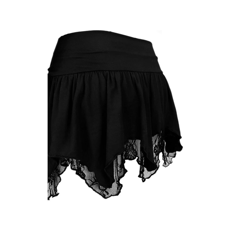 Miniatura: Sexy Short Skirt Irregular Women Slimming Elastic Waist Fashionable Y2k Ruffles