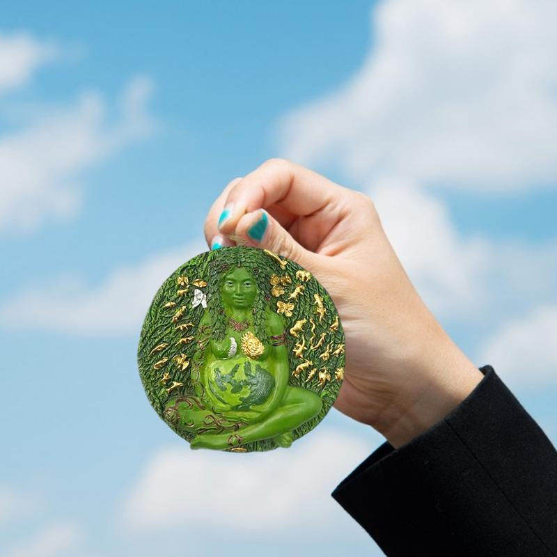 תמונה ממוזערת: Mother Earth Hanging Gaia Fairy Pendant Decorative Buddha Figurine Goddess