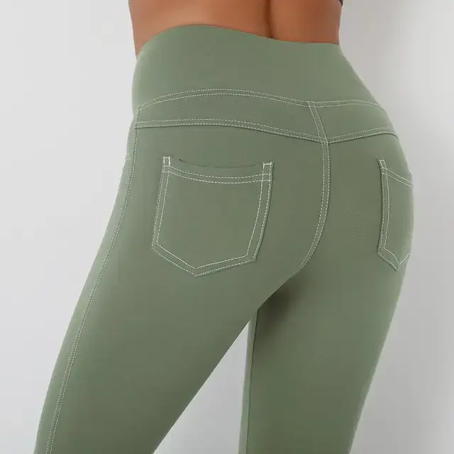 Miniaturebillede: NEW2023 CHRLEISURE High Waist Leggings Sweatpants Women Gorgeous Push Up