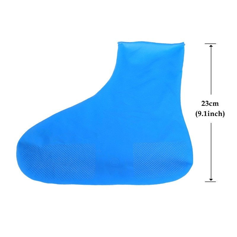 Thumbnail: Elastic Waterproof Shoe Cover Outdoor Rain Boots Silicone Anti Slip Rain Shoe C