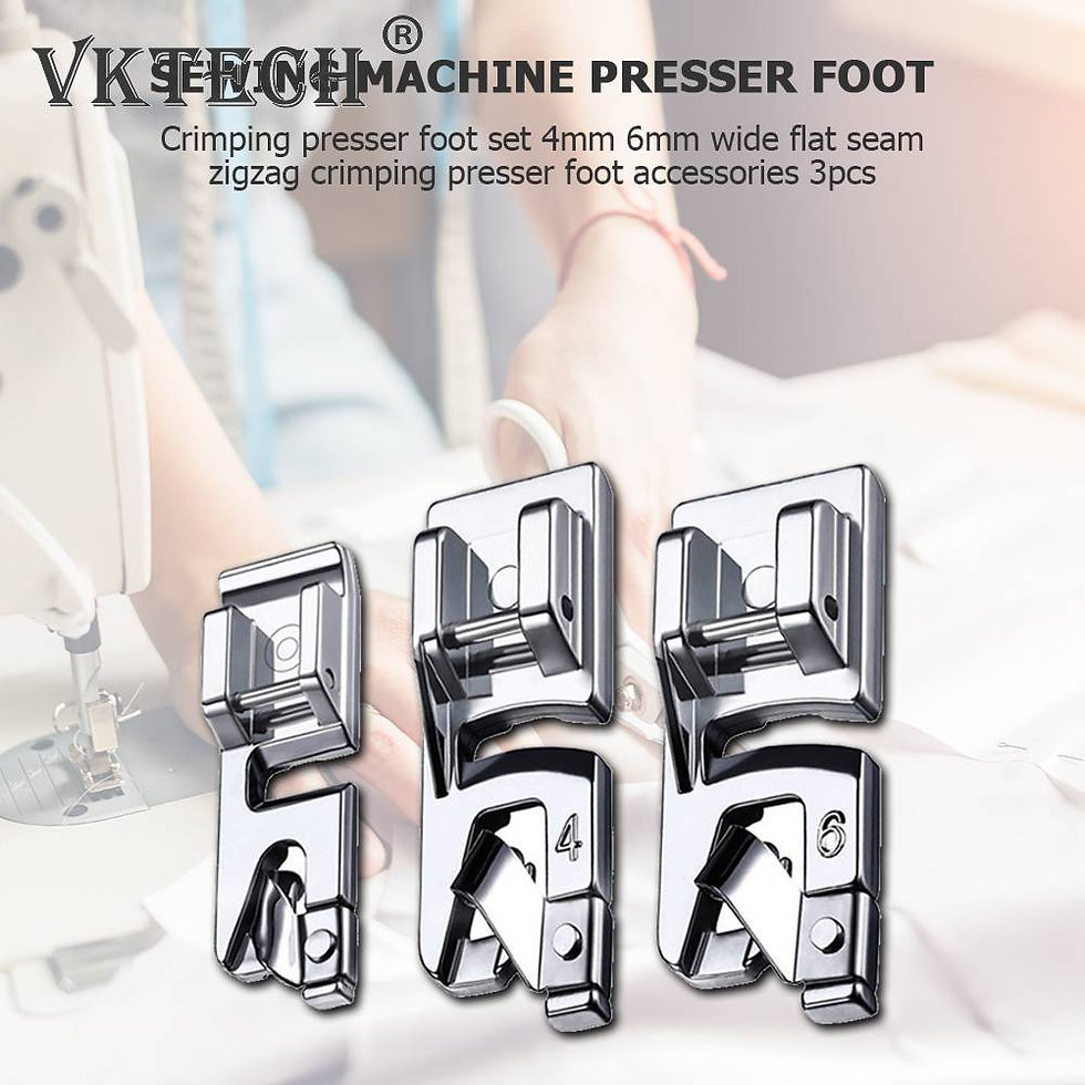תמונה ממוזערת: Domestic Sewing Machine Accessories Presser Foot Feet Kit Set Hem Foot Spare Pa