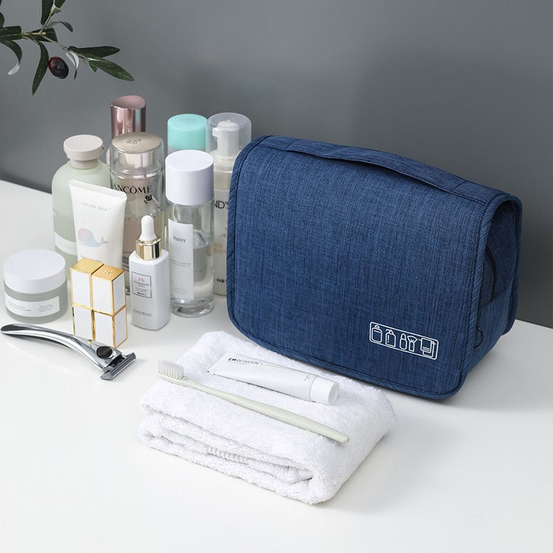 Thumbnail: Oxford Fabric Men Business Portable Storage Bag Toiletries Organizer Women Cosm