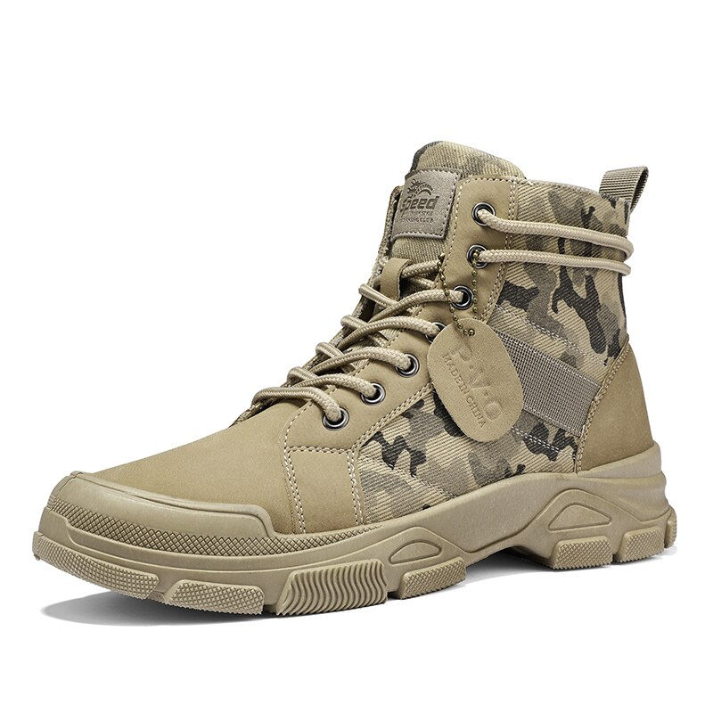 Thumbnail: Men's Shoes Camo Martin Boots Men's Autumn/Winter Work Wear Casual Short Boots