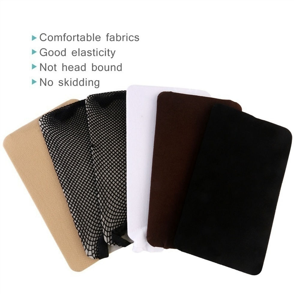 Thumbnail: 10 Pcs Super Soft Texture Wig Caps Neutral Nude White Brown and Black Mesh Wig