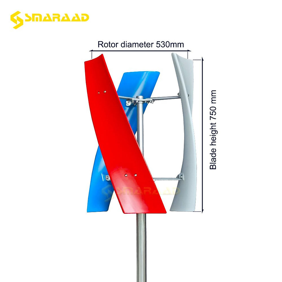 Thumbnail: Poland USA Fast Shipping Wind Turbine 1200W 1500W Vertical Generator