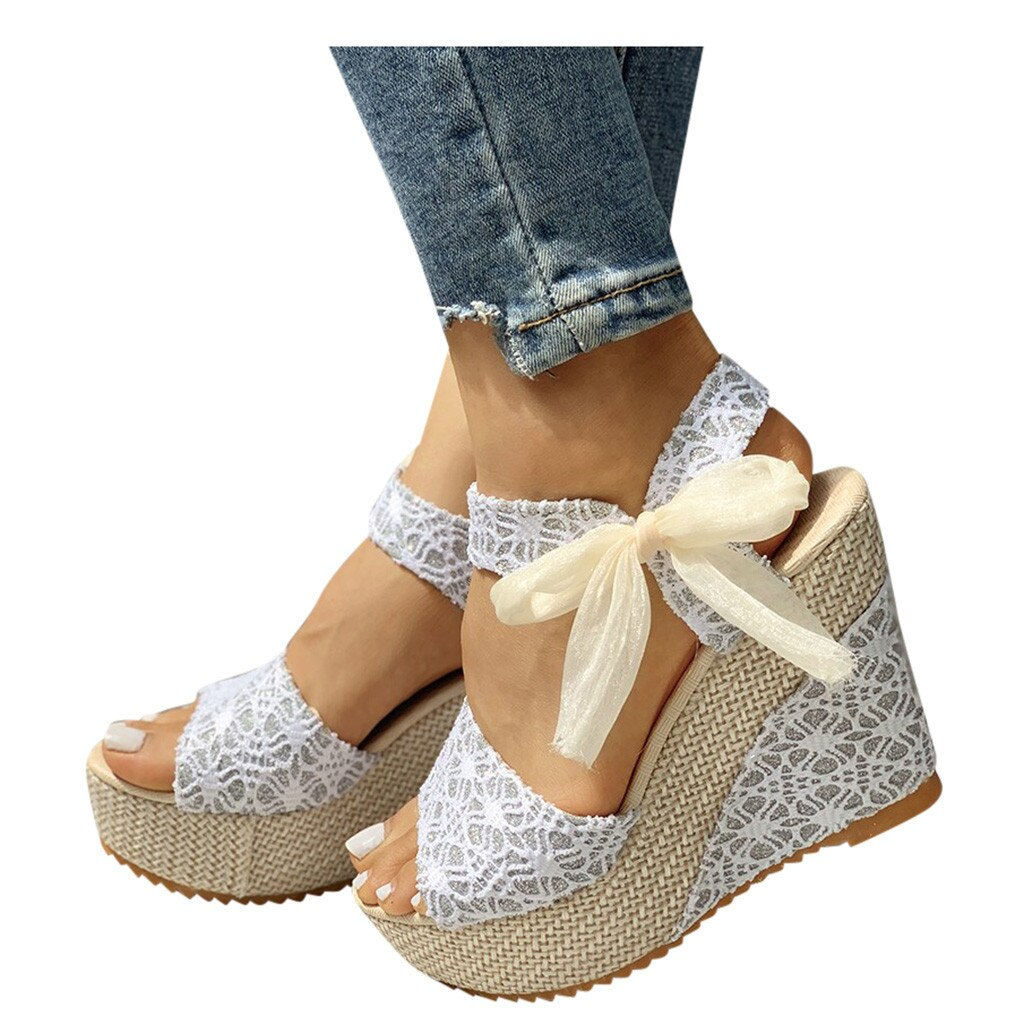 Sandals Women 2021 Woman Flats Women's Ladies Platform Wedges Heel
