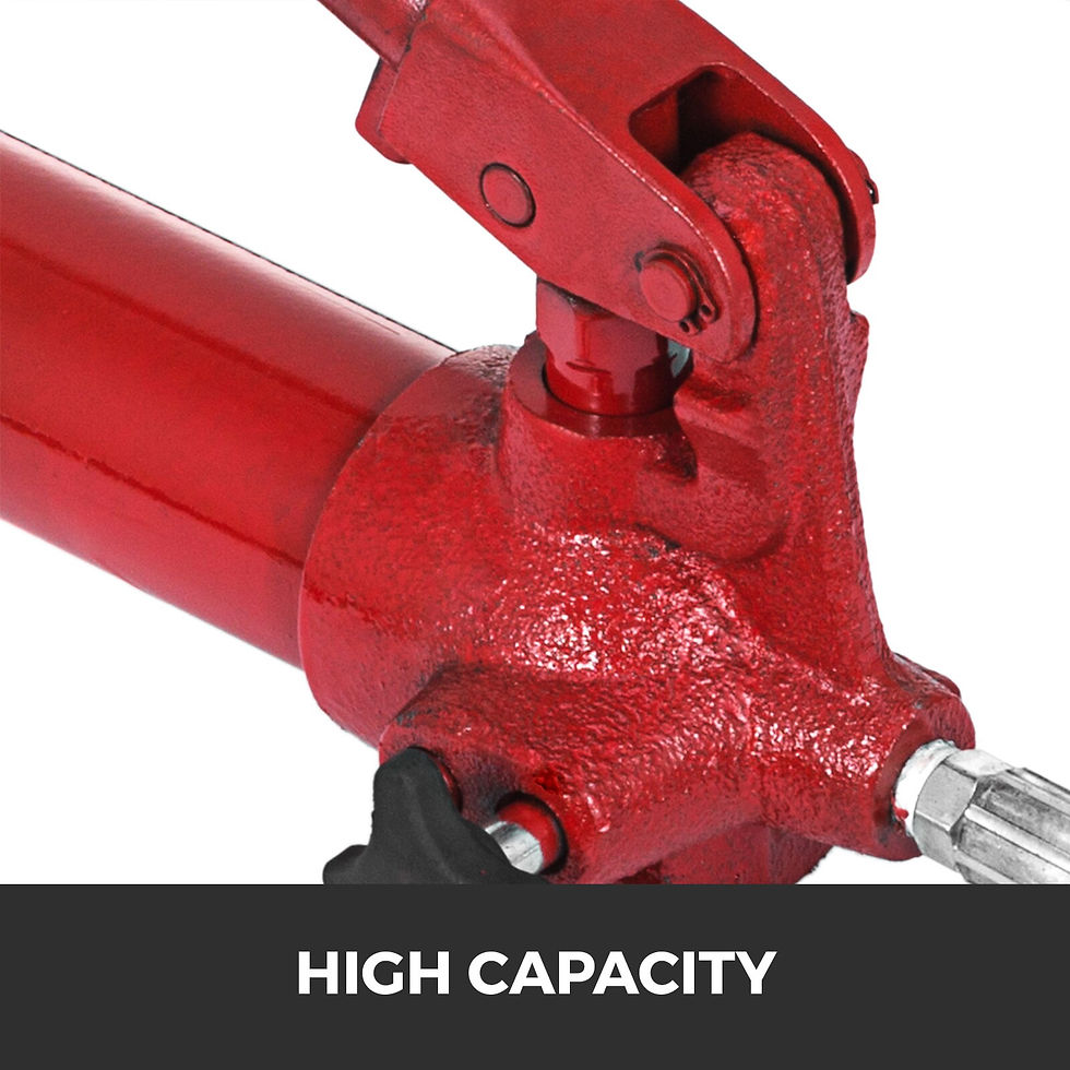 Thumbnail: VEVOR 10 Ton Power Hydraulic Cylinder Jack 1.4M Oil Tube Autobody Frame