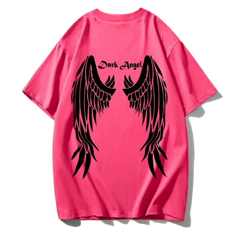 Miniatura: Blessyuki Gothic Print Cotton T Shirts Women Summer Casual Vintage O-neck Plus