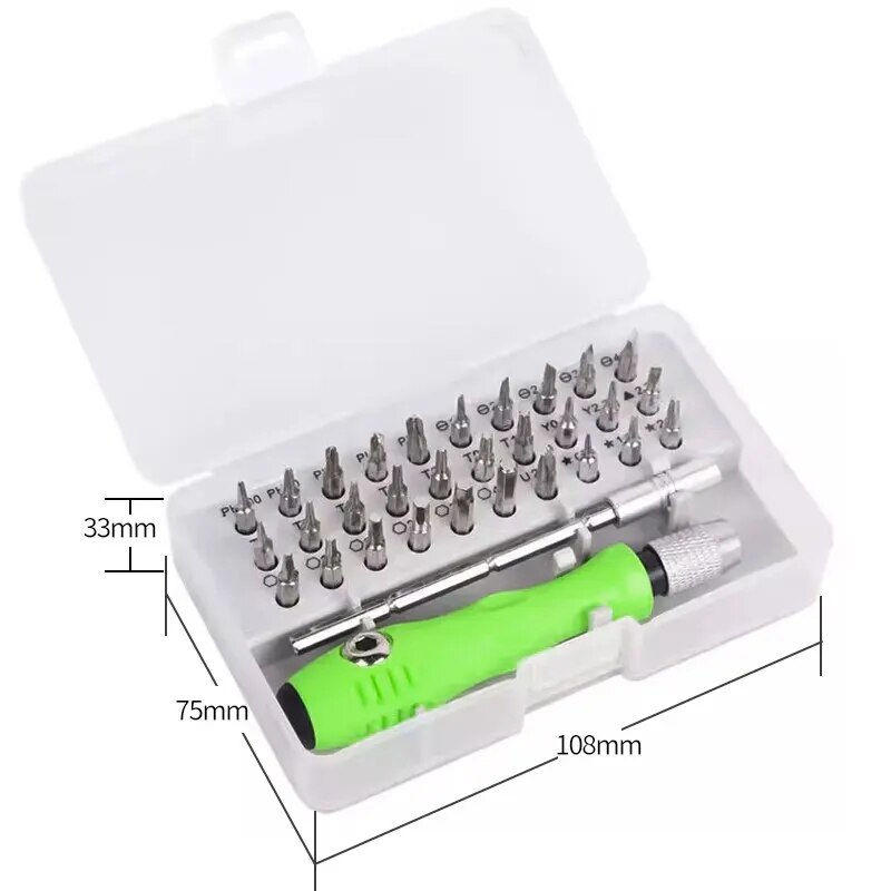 32 In 1 Multifunctional Screwdriver Combination Household Portable Cross Magnet