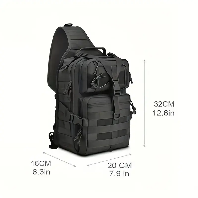 Thumbnail: Tactical Sling Backpack Versatile Chest Bag Waterproof EDC Rucksack Bag for Out