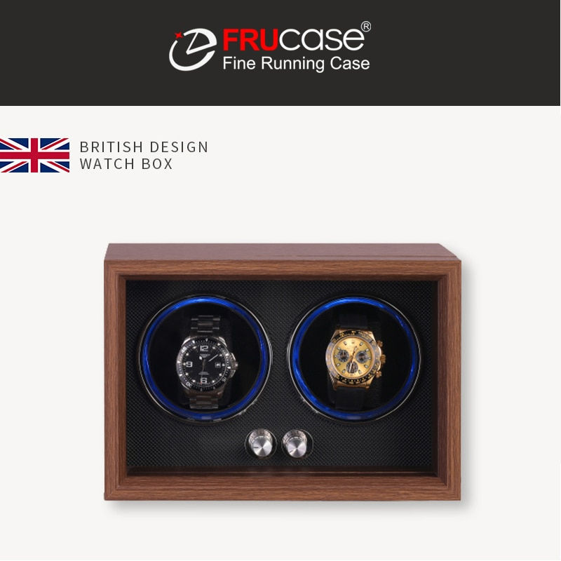 Thumbnail: FRUCASE WOODEN Watch Winder for Automatic Watches Watches Box Jewelry Watch Dis
