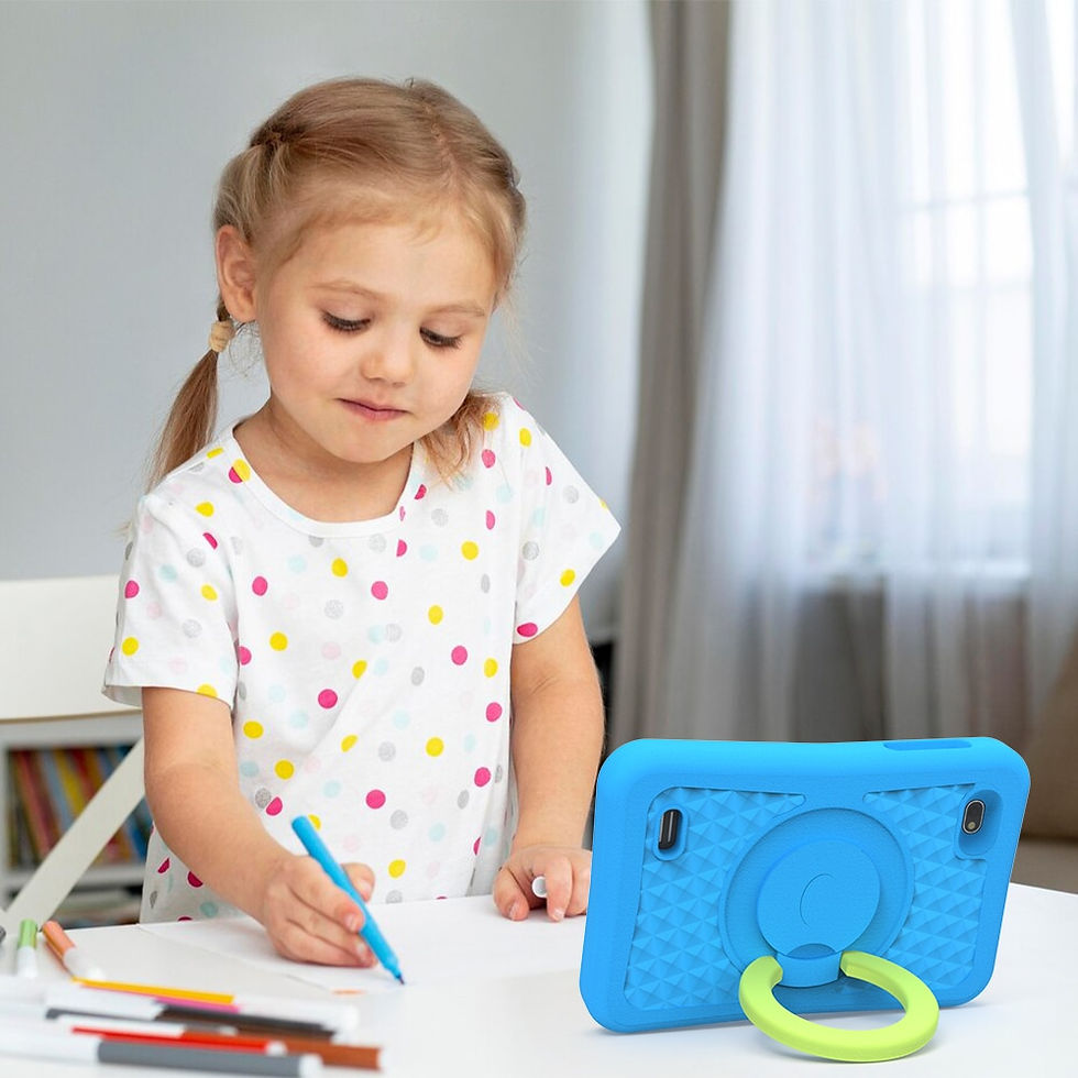 ภาพขนาดย่อ: QPS 8" Kid Tablet Android12 2GB 32GB Quad Core WIFI  Google Play Children Table