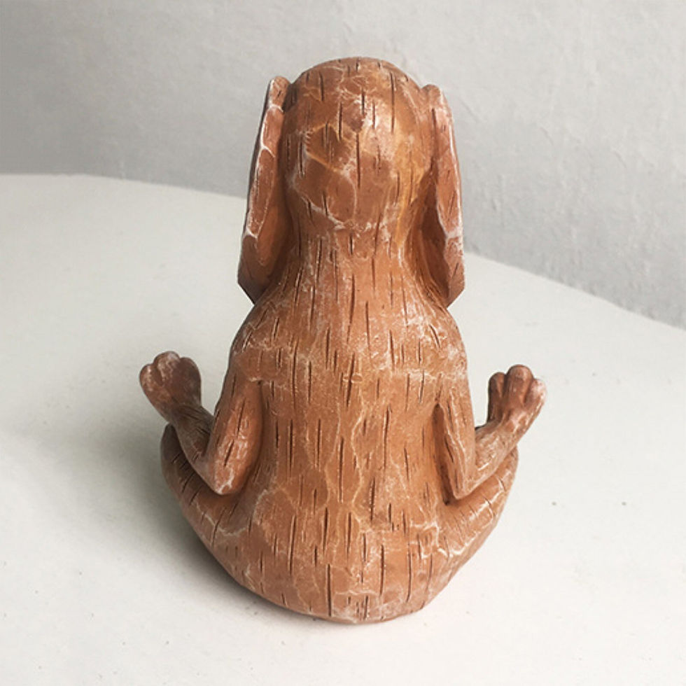 ภาพขนาดย่อ: New In Rabbit Buddha Meditation Dog Garden Decoration Statue Yoga Meditation