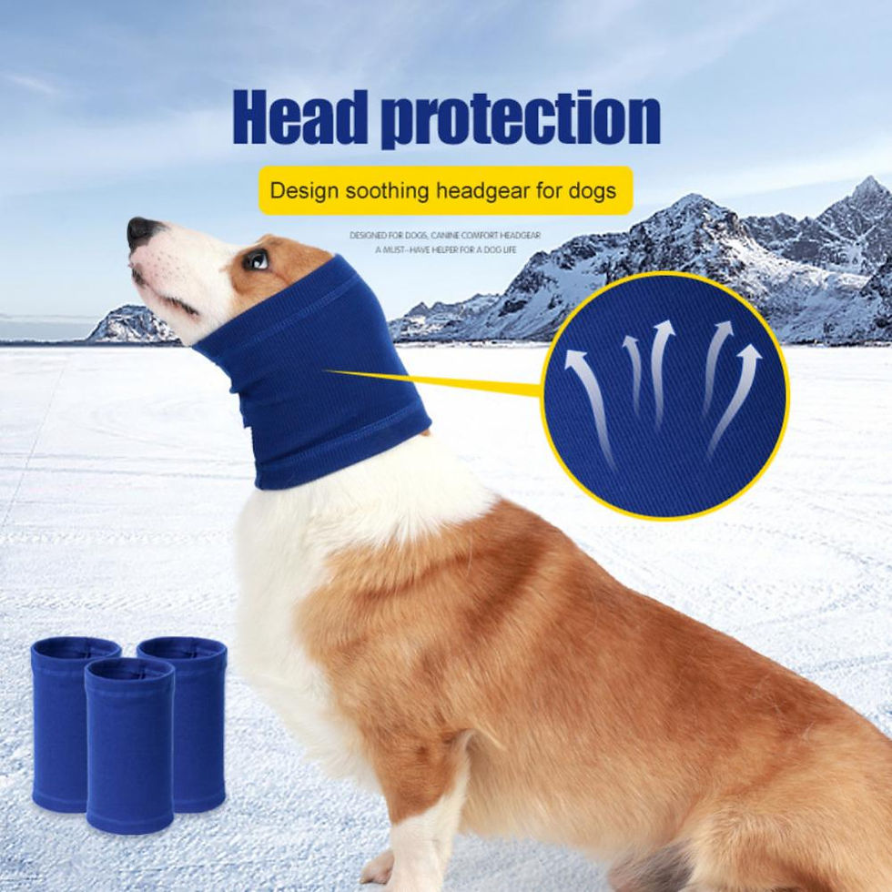 Thumbnail: Dog Grooming Earmuffs Pet Noise-proof Earmuffs Noise Reduction Ear Cover Hat Wi