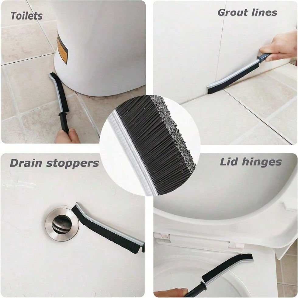 Thumbnail: Hard Bristle Gap Cleaning Brush Set, Small Tile Grout Brush, Household Narrow G
