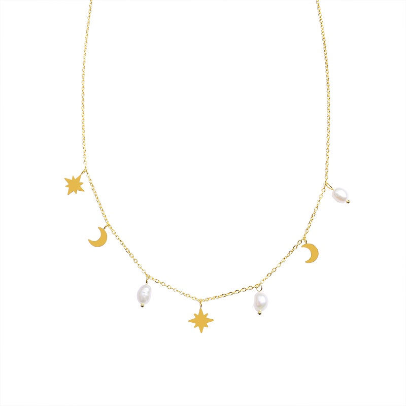 Pikkukuva: French Elegant Natural Baroque Pearl Necklace