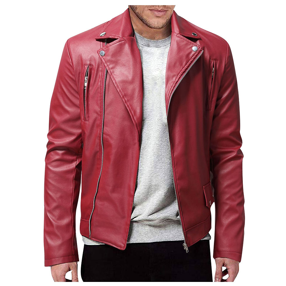 Thumbnail: Homme Men Clothing Plus Size Man Casual Blazer Jackets Male Anti-wind Motorcycl