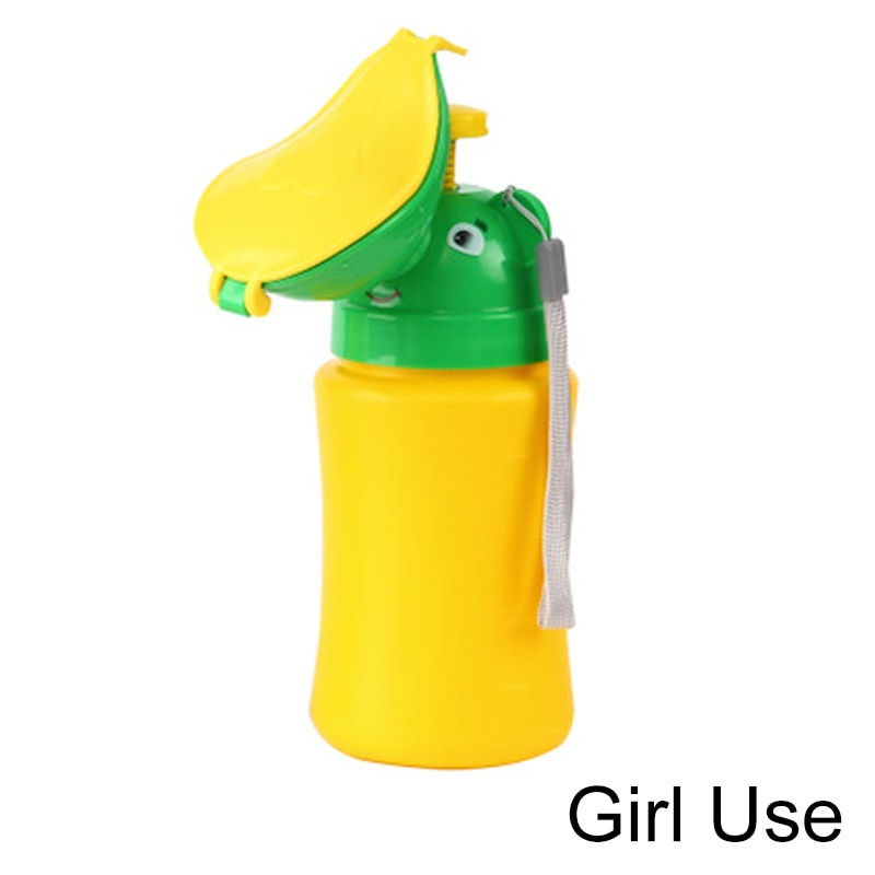 Thumbnail: Portable Baby Hygiene Toilet Urinal Boys Girls Pot Outdoor Car Travel Anti-leak