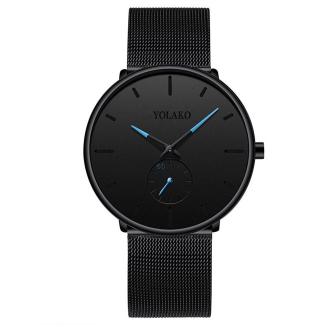 Thumbnail: 2023 Mens Fashion Minimalist Watches Men Business Casual Quartz Watch Simple Ma