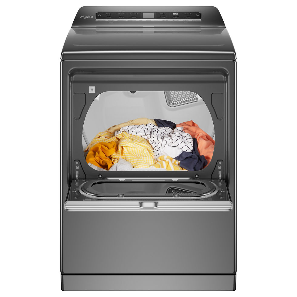 Thumbnail: Whirlpool 5.3 cu. ft. Washer and 7.4 cu. ft. Smart GAS Dryer with Intuitive Con