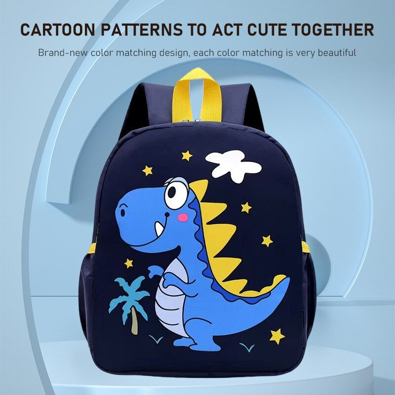 Thumbnail: 1 PCS New Kids Backpack School Bag Cute Animal Print Backpack