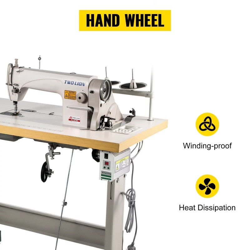 Sličica: VEVOR Industrial Sewing Machine DDL8700 Lockstitch Sewing Machine with Servo Mo