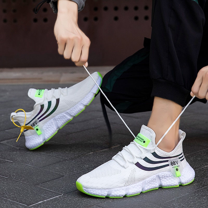 Thumbnail: Sneakers Women Breathable Fashion Running Shoes Comfortable Casual Shoes Unisex