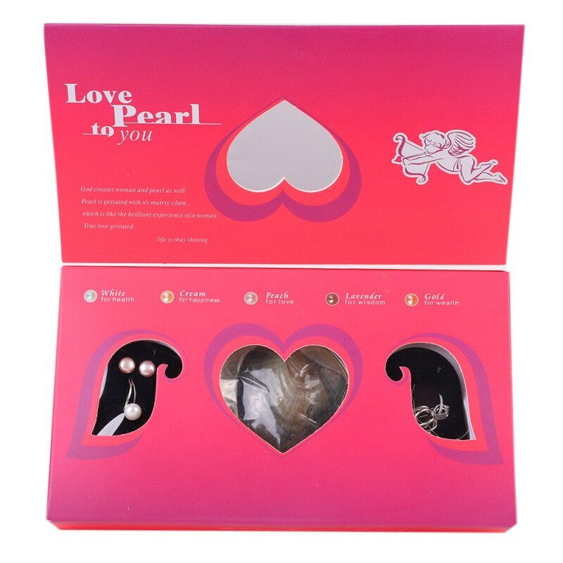 Thumbnail: "Pearl Of Love" Pendant Necklace Gift Box DIY Natural Freshwater Aquaculture