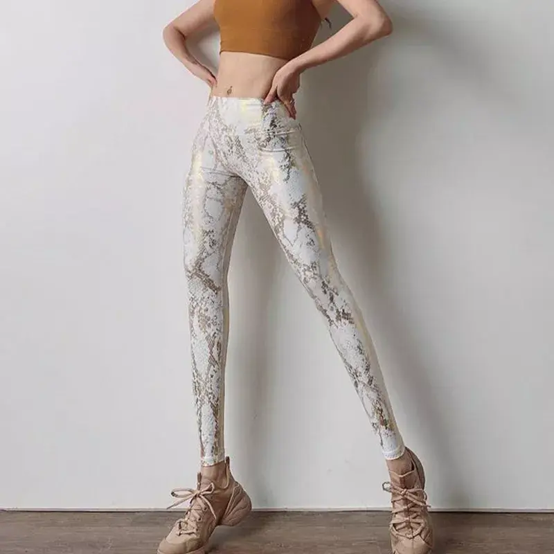 Thumbnail: NEW2023 ASHEYWR Women Printed Leggings Gorgeous Snakeskin High Waist Push