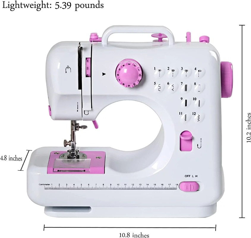 Miniature : Nex Ne-Cs141W-M Portable Mechanical Sewing Machine