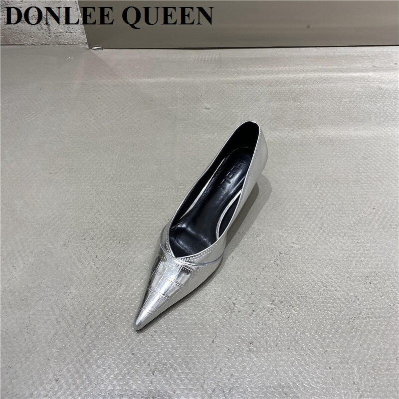 Thumbnail: Fashion Pointed Toe High Heels 5cm Pumps Elegant Shoes Women Female Office Dres