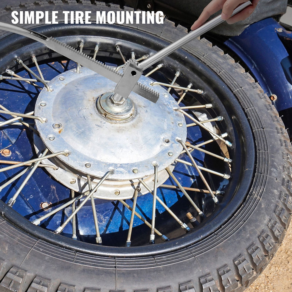 Thumbnail: VEVOR Dirt Bike Tire Mounting Tool Motorcycle Tire Changing Tool with 3 PCS Axl