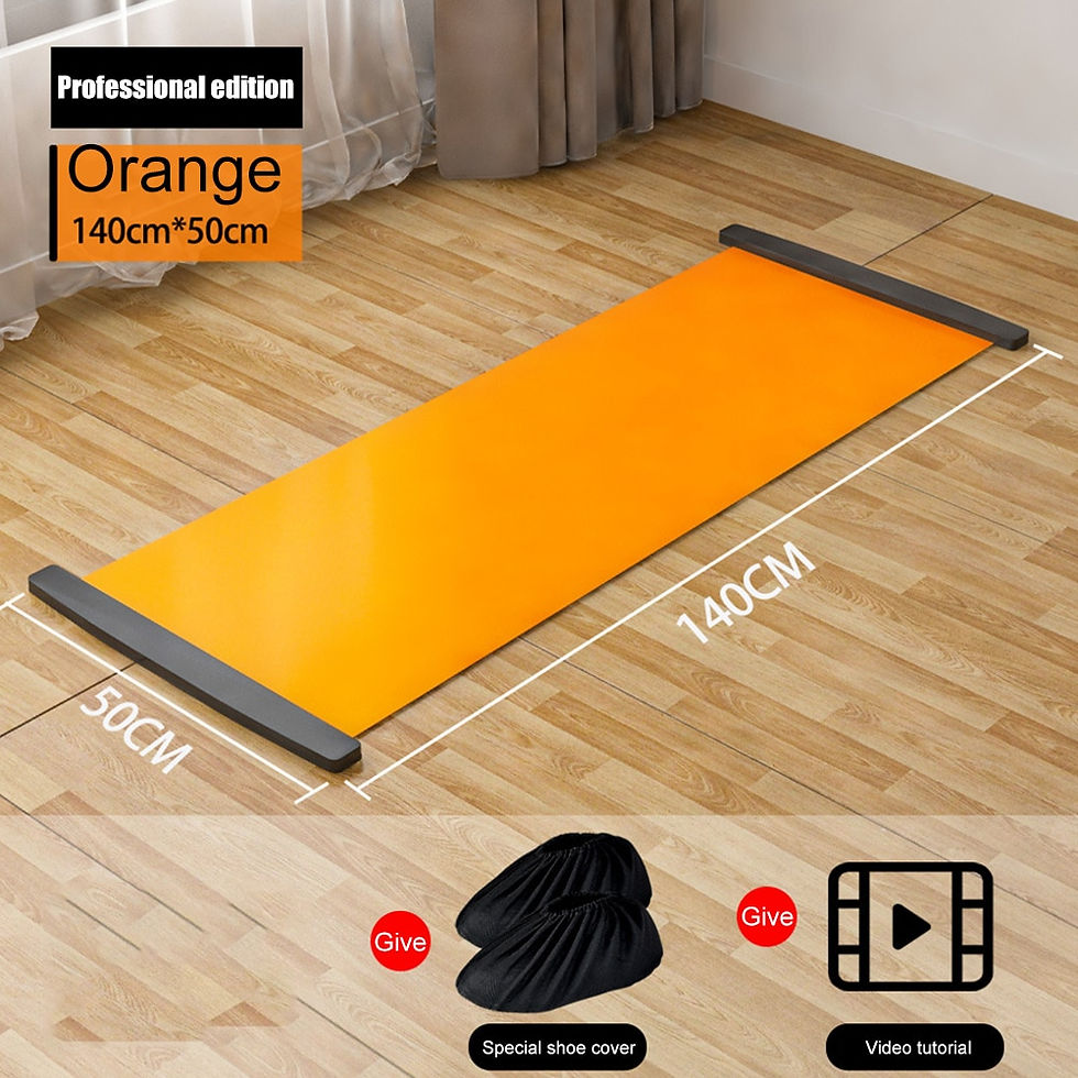 Thumbnail: 140/180/200cm Sports Fitness Glide Plate for Ice Hockey Roller Skating Leg