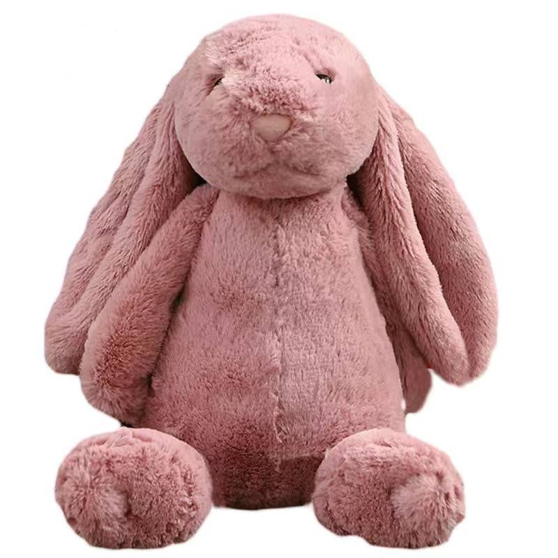Thumbnail: Soft Stuffed Animals Kids Long Ear Bunny Rabbit Sleeping Cute Cartoon Plush Toy