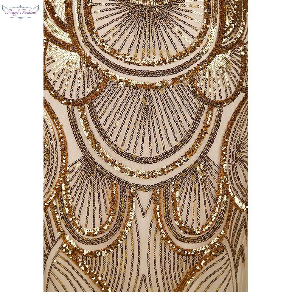 Thumbnail: Angel-fashions Strapless Sequined A-line Tulle Lace up Long Evening Dresses