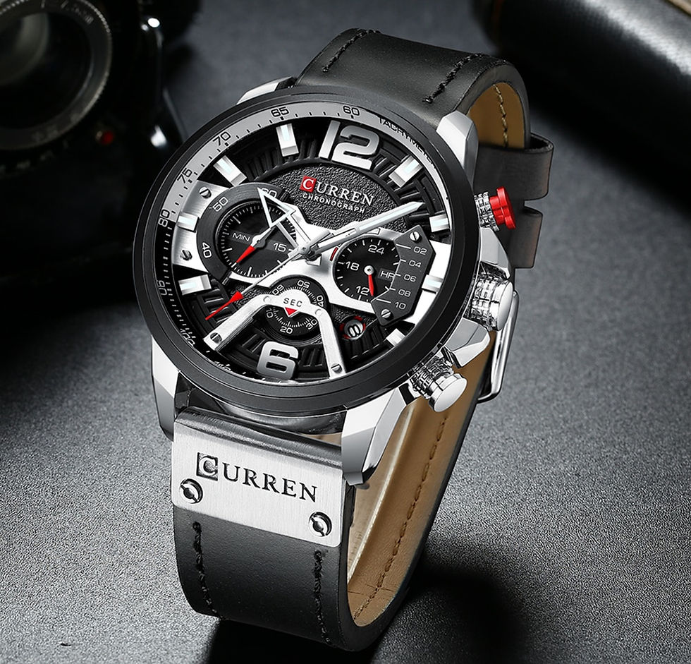 Miniatura: CURREN Casual Sport Watches for Men Top Brand Luxury Military Leather Wrist Wat