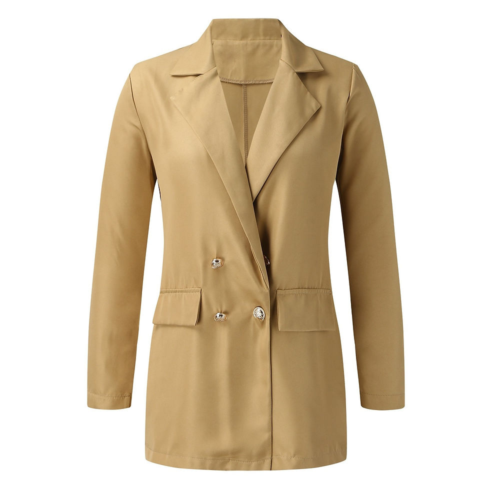 Thumbnail: New Autumn Winter Women Blazer Coat Long-Sleeved Small Suit Temperament Profess