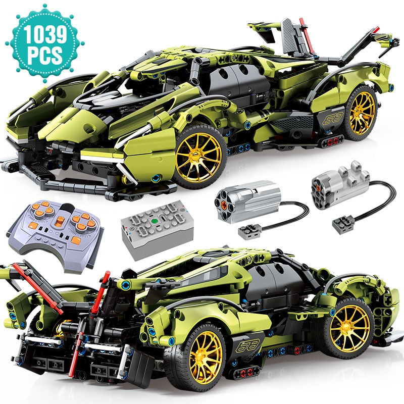Miniatura: Technical Super Speed Racing Car Building Blocks Legp Technik Sports Model Bric