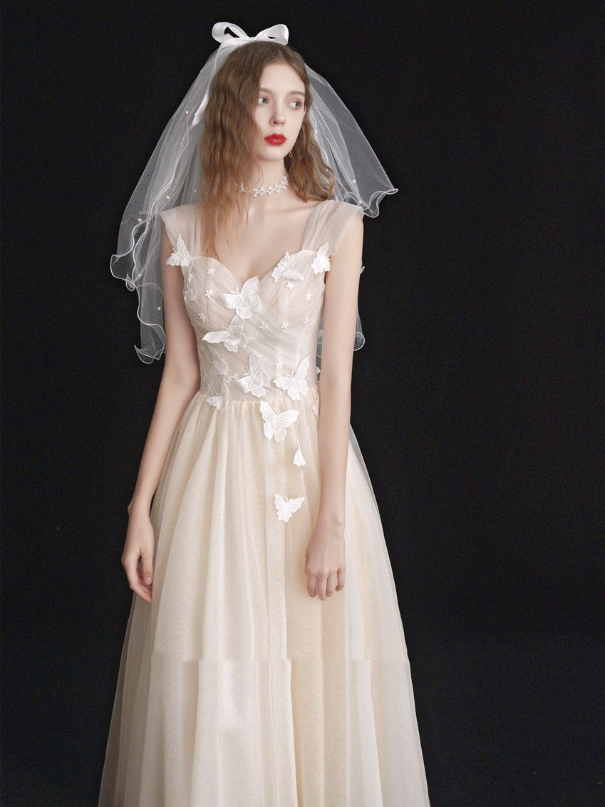 Thumbnail: Bridesmaid Gauze Dress Toast Dinner Annual Meeting
