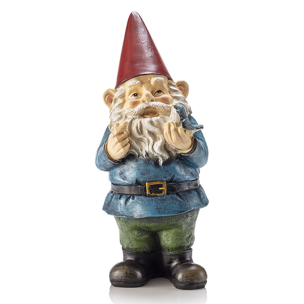 Thumbnail: Garden Gnome Statue Resin Fishing Dwarf Elf Figurines Naughty Funny Garden Stat