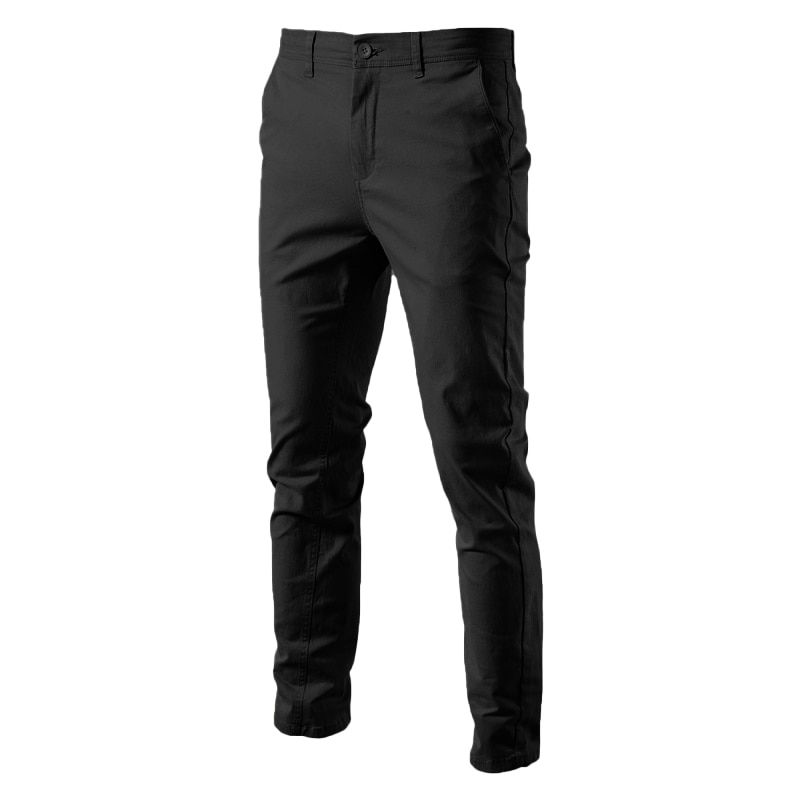 Thumbnail: AIOPESON Casual Cotton Men Trousers Solid Color Slim Fit Men's Pants New Spring