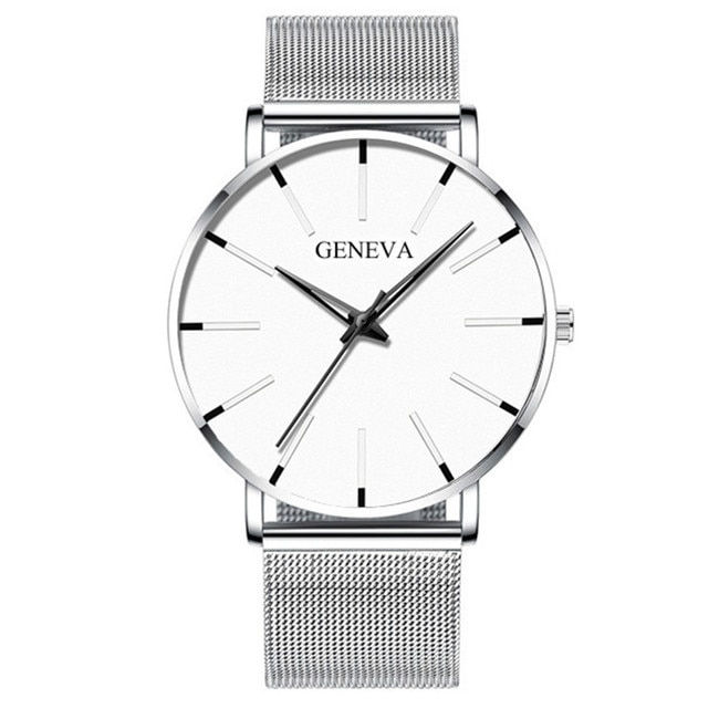 Thumbnail: reloj hombre 2023 Watch Men Minimalist Ultra Thin Watches Men's Fashion Stainle