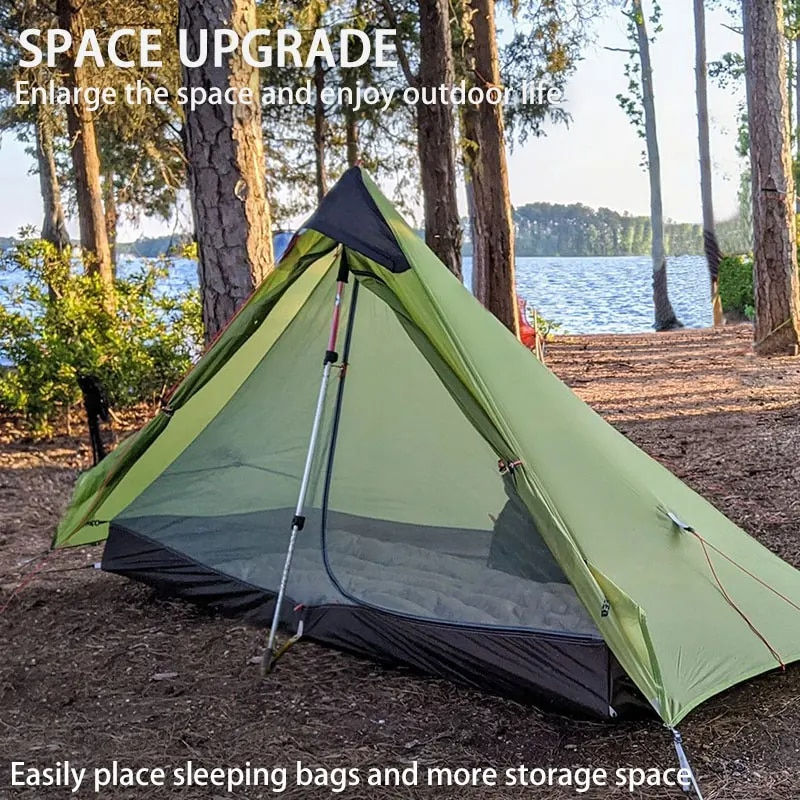 Thumbnail: 2021 New Version 230cm 3F UL GEAR Lanshan 1 Ultralight Camping 3/4 Season 15D S