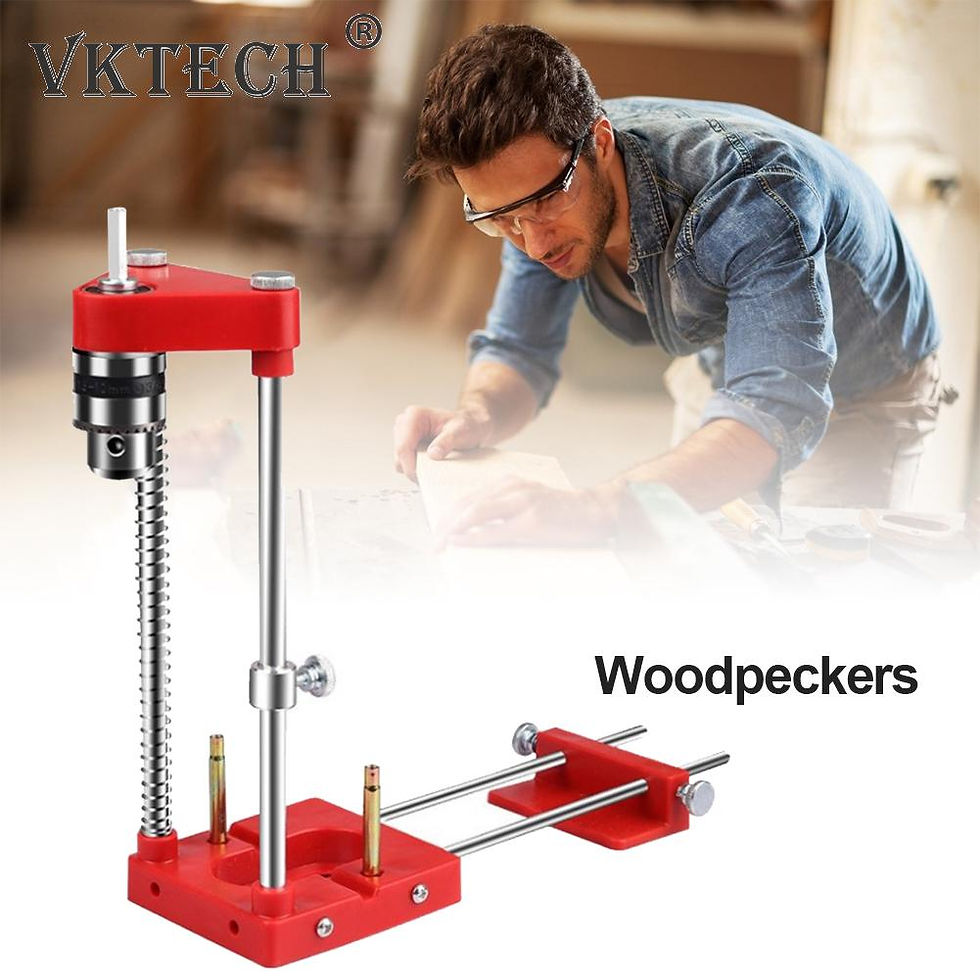 Thumbnail: Model Woodworking Positioning Tool Drill Locator Precision Positioner Fixture P
